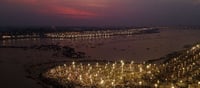 Devotees flock for the final holy dip as Maha Kumbh marks the grand culmination today.